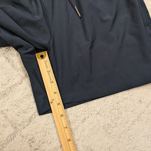 Bluemint Shorts Men's L Blue Navy Arthus Stretch Solid Swim Mesh Lined Dry 5.5” - Picture 4 of 8